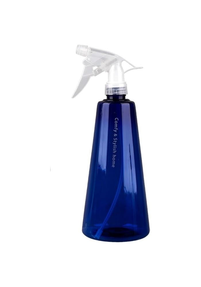 Daiso زجاجة رذاذ أنيقة من دايسو - 750 مل رذاذ ماء قابلة لإعادة التعبئة باللون الأزرق - Image 1